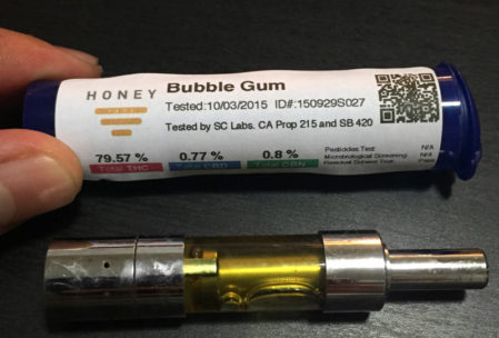 bubble gum strain thc vape cartridge