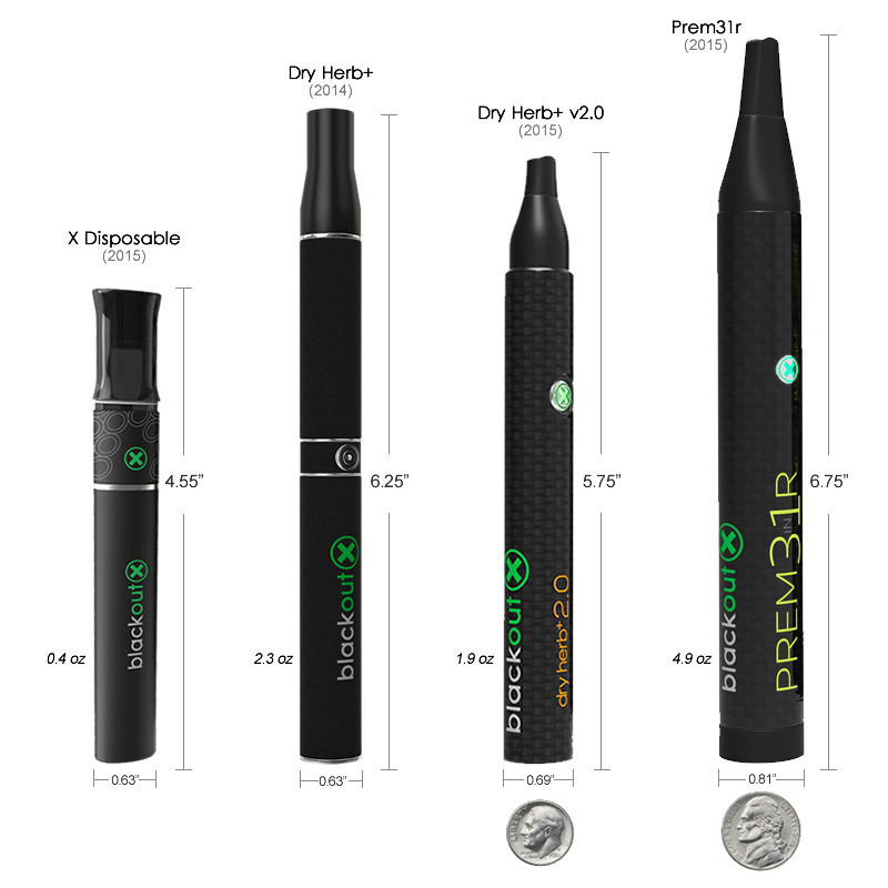 Blackout X Dry Herb+ 2.0 Vaporizer Pen Comaprisons