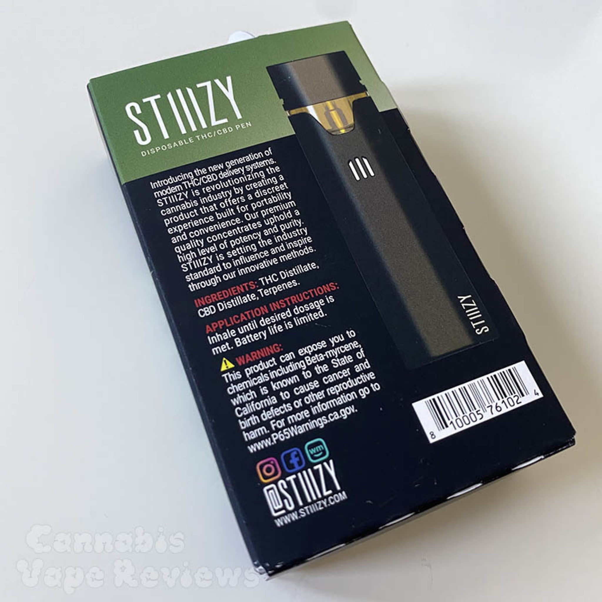 STIIIZY Disposable Vape Pen - Cannabis Vape Reviews