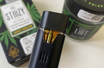 STIIIZY flower and Juicy Melon disposable vape pen