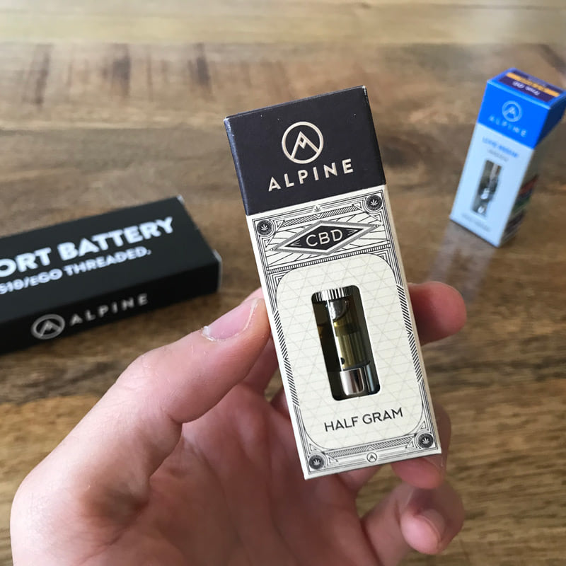 Alpine Vapor distillate cannabis oil