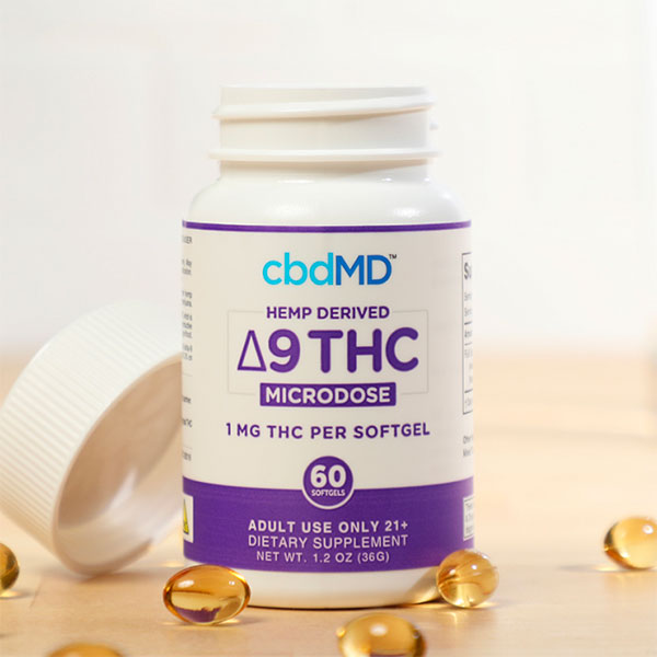 cbdmd delta9 thc microdose softgels