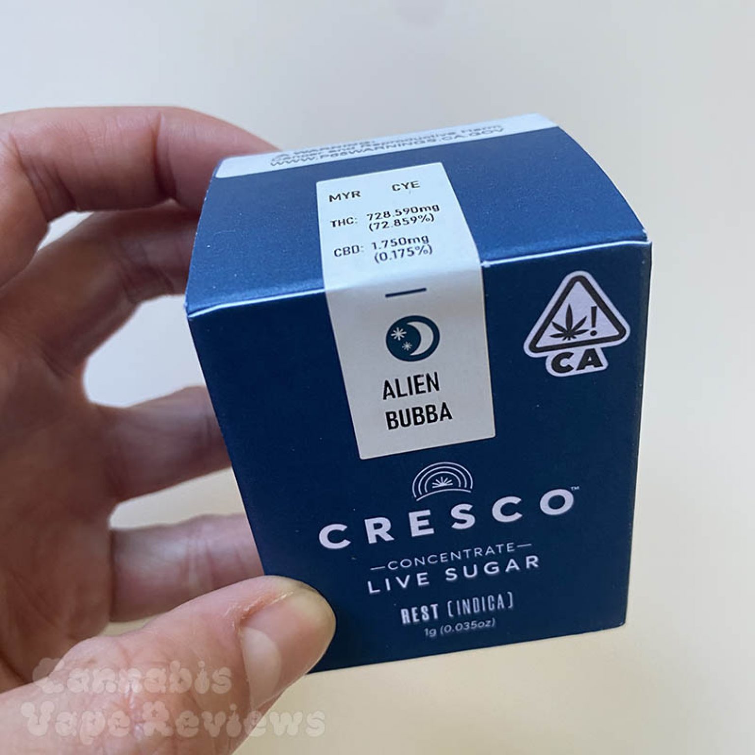 Cresco Cannabis Live Sugar Extract Review Cannabis Vape Reviews