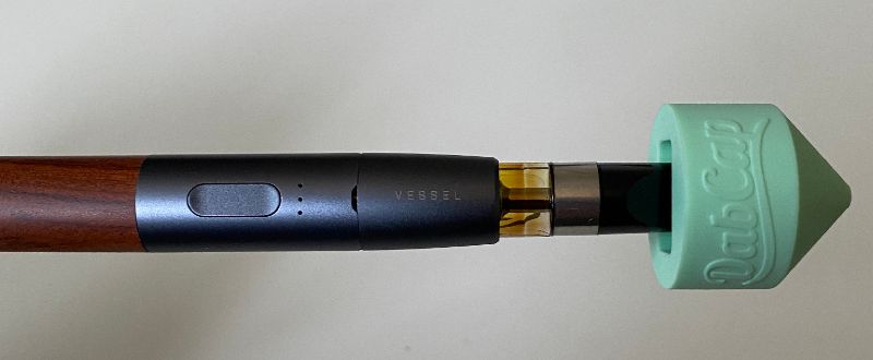 DabCap vape-to-rig adapter