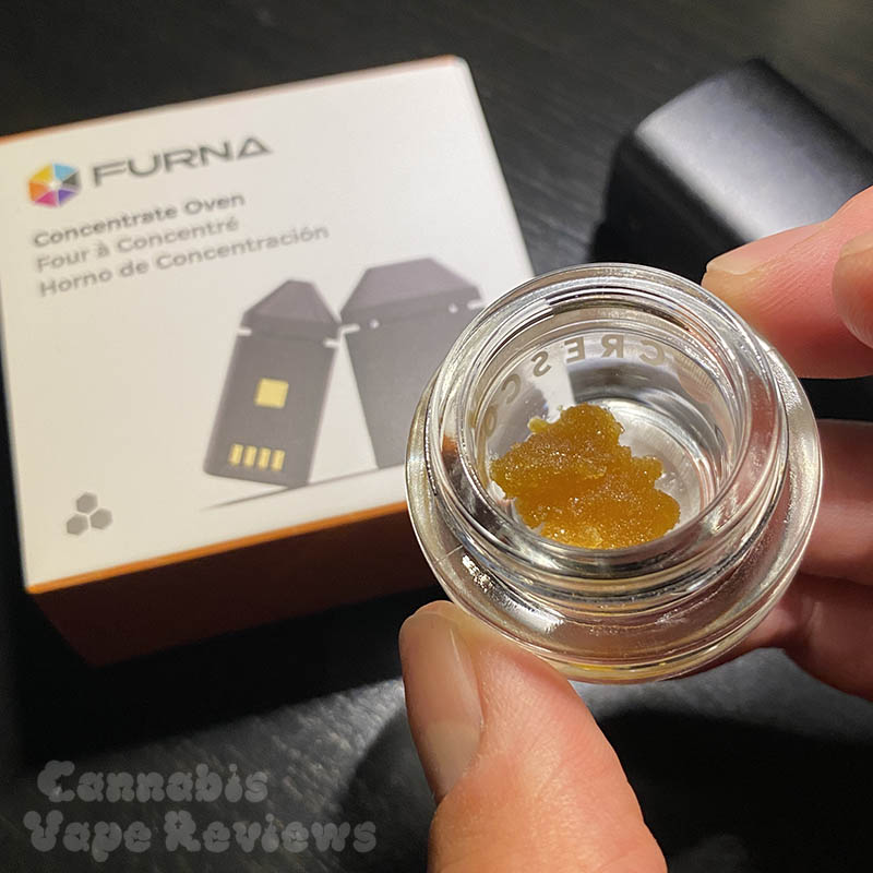 Furna with Cresco live resin