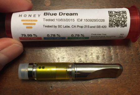 HoneyVape Cannabis Oil Vape Cartridge