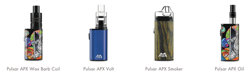 Pulsar APX wax vapes family