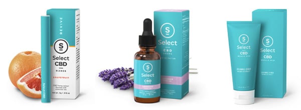 Select CBD products