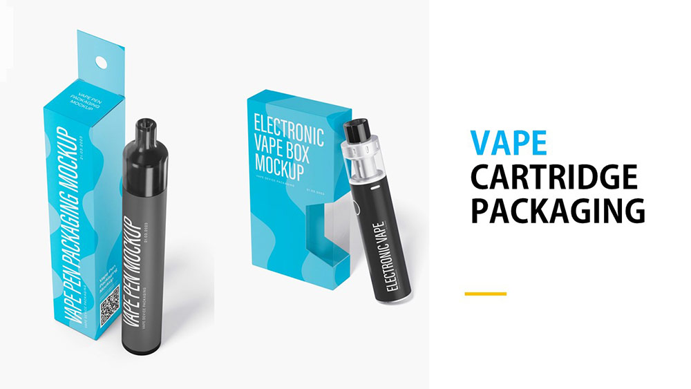 vape cartridge packaging mockup